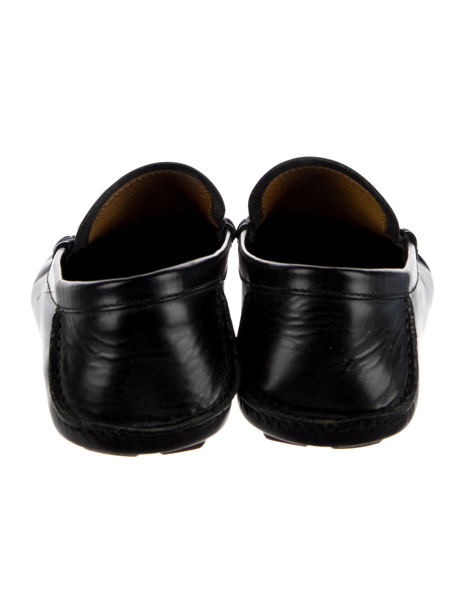 Gucci Horsebit Accent Leather Drivers